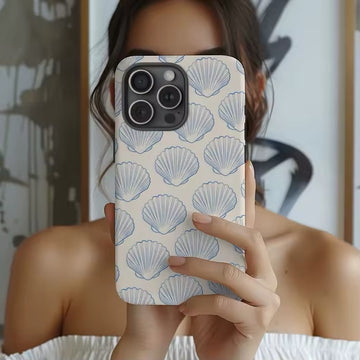 Seashell coastal girl phone case for iPhone 16 Pro Max
