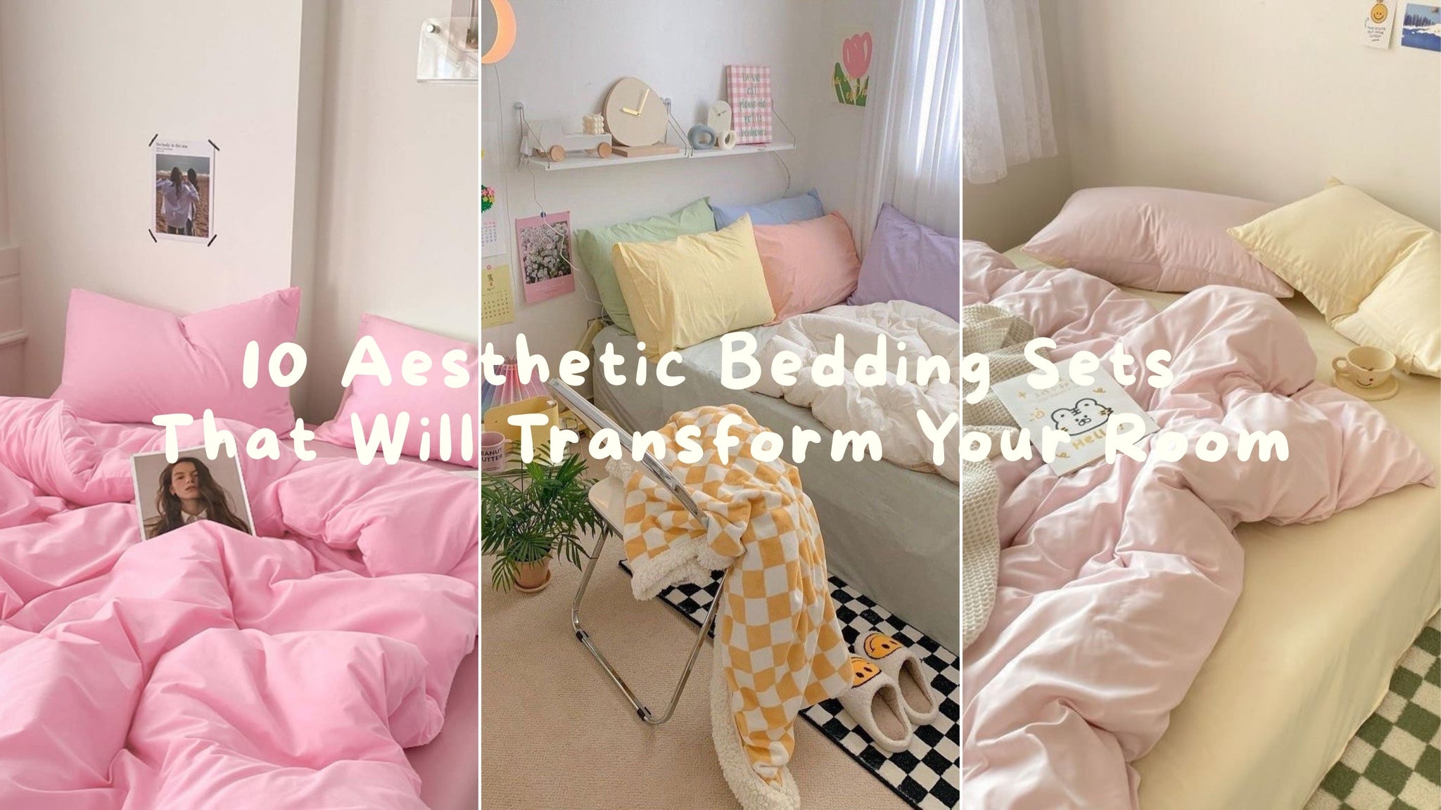 10 Aesthetic Bedding Sets That Will Transform Your Room