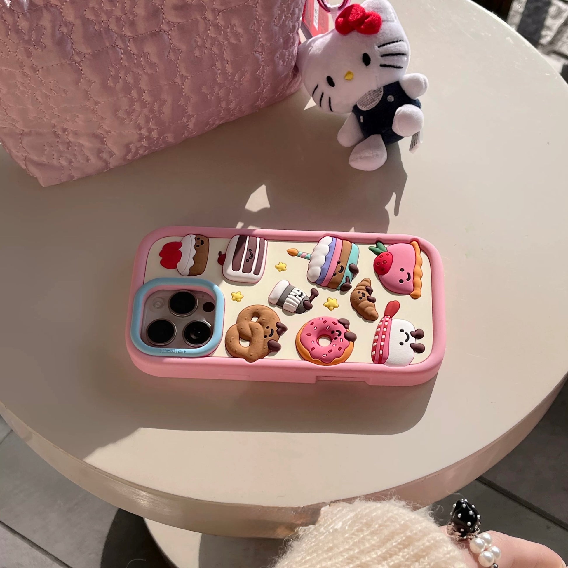 Cute iPhone case for girls who love pastel food decor