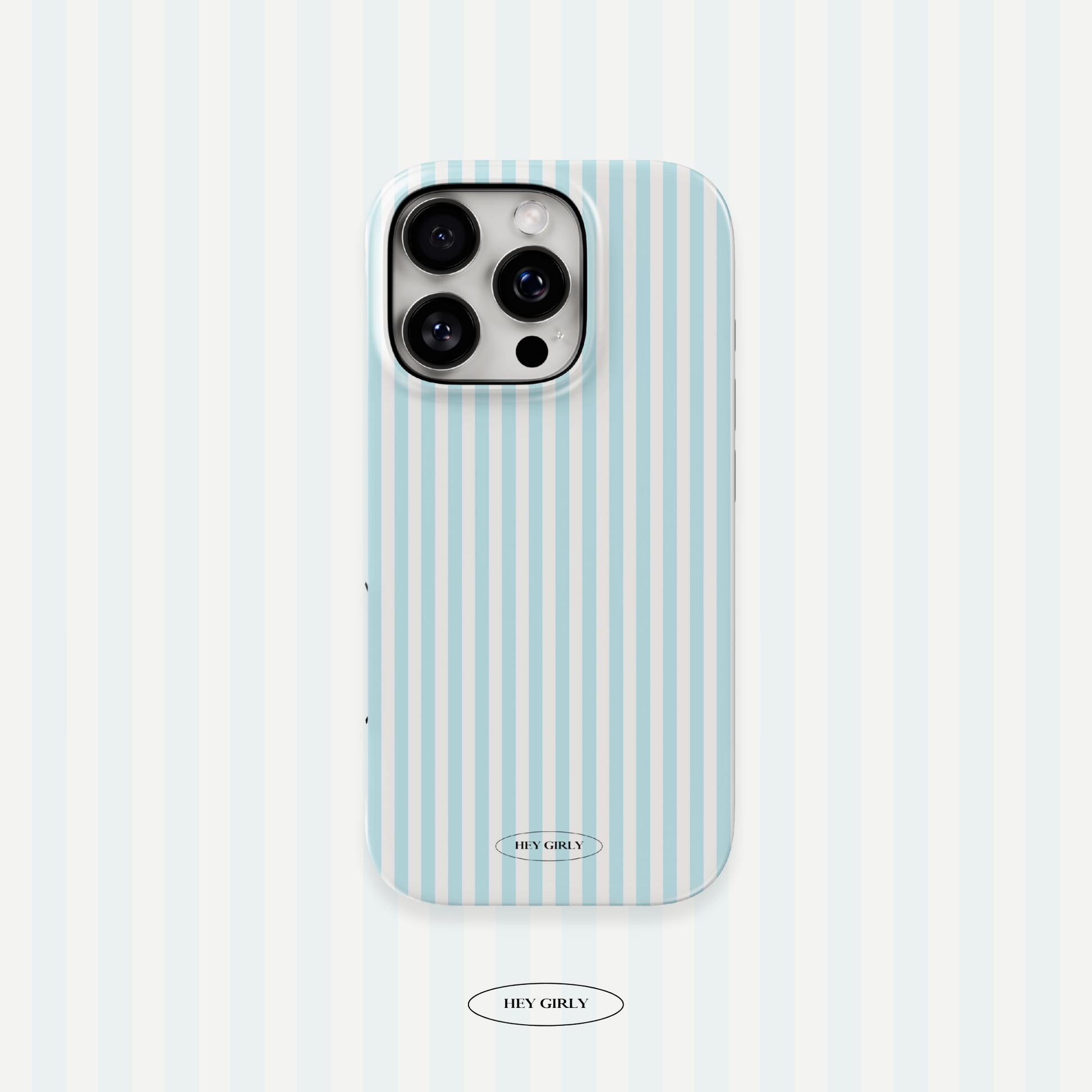 Aesthetic preppy blue iPhone case for Gen Z