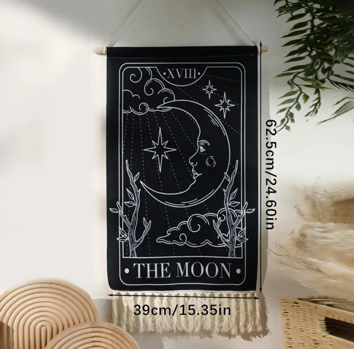 Spiritual decor with symbolic tarot card elements – a witchy gift or altar addition.