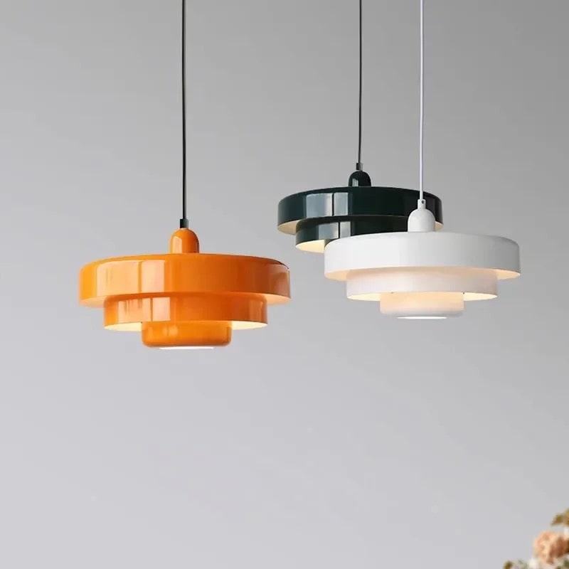 Nordic LED Pendant Lamp with colorful metal design