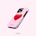 Glossy pink iPhone case that’s perfect for mirror selfies and outfits