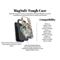 Fashionable preppy cow print iPhone 16 case with TPU cover