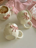 Coquette coffee mug gift box setup for her
