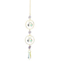 Healing crystal sun catcher with amethyst prism