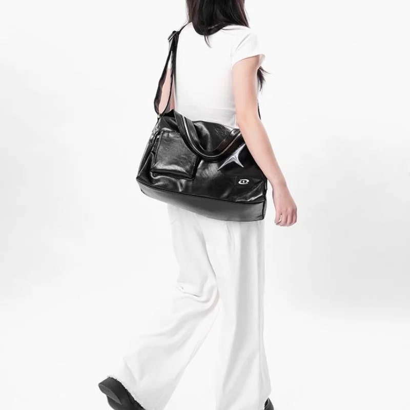 Harajuku fashion tote bag with large capacity
