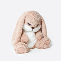 Close-up of the bunny's face, emphasizing its unique angry expression.