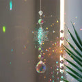 Handmade snowflake suncatcher for Christmas window decor
