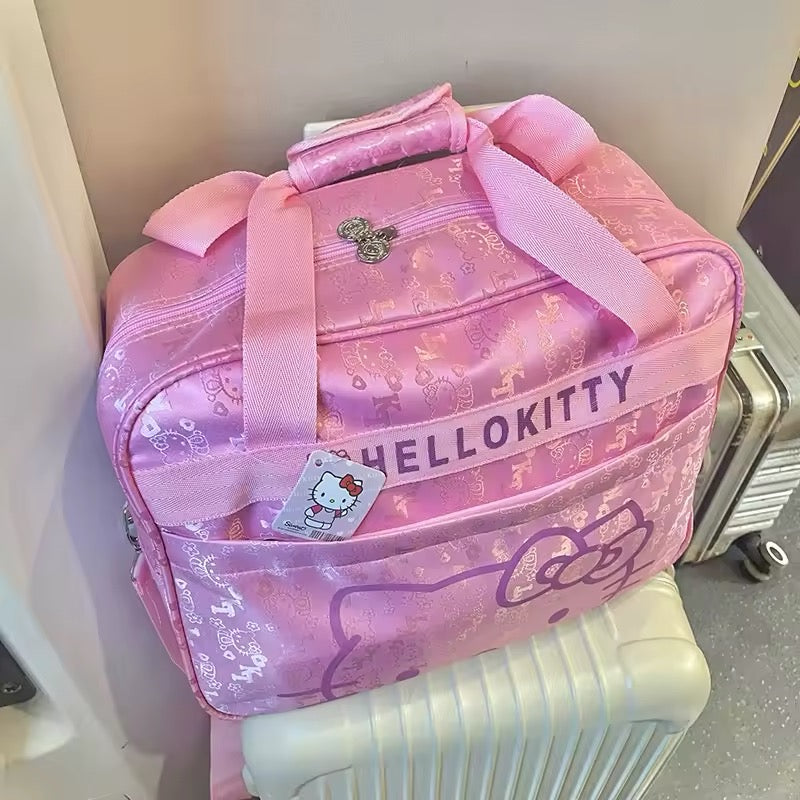 Adorable Hello Kitty travel bag with large capacity for travel essentials