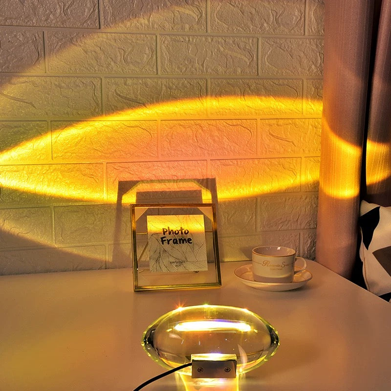 Egg-shaped Italian designer mood lamp