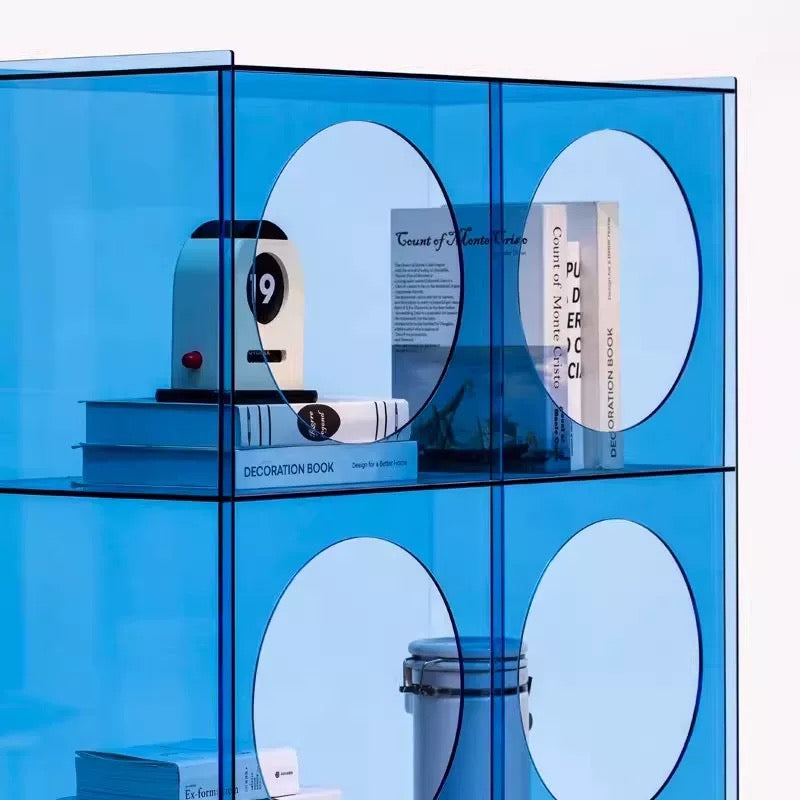 Luxury acrylic display cabinet designed for figurine collections and curated home decor display
