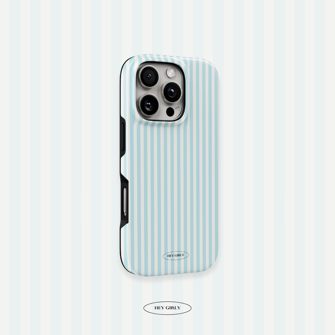 Aesthetic preppy blue iPhone case for Gen Z