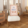 The poster placed in a kitchen setting, enhancing the space with its retro aesthetic