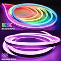 Customizable neon LED rope lights for DIY room and garden decor