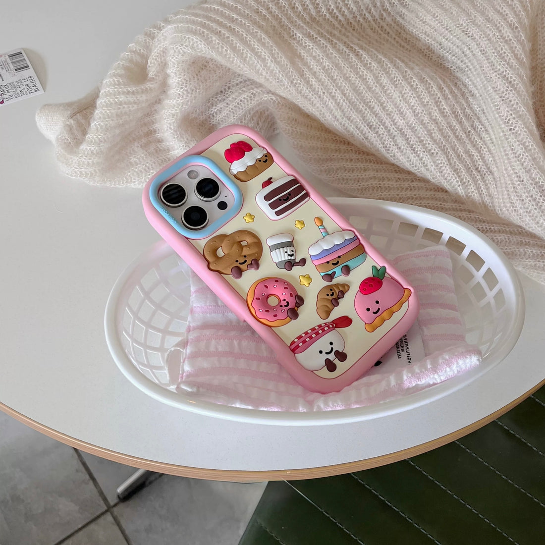 Dessert iPhone case that makes mirror selfies pop