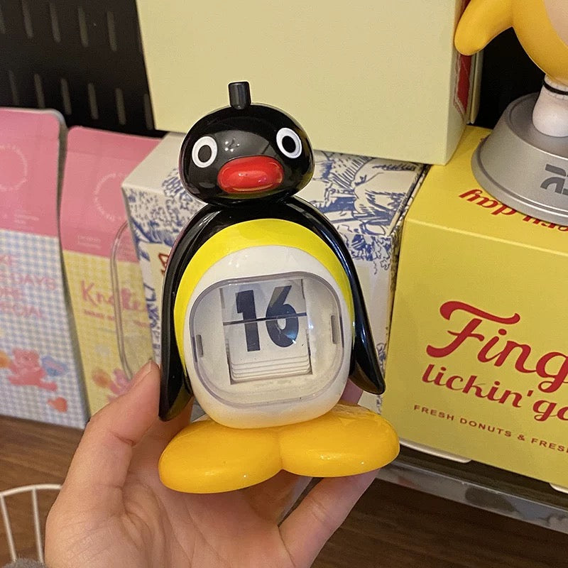 Whimsical Penguin Calendar – Decorative Perpetual Desk Accessory