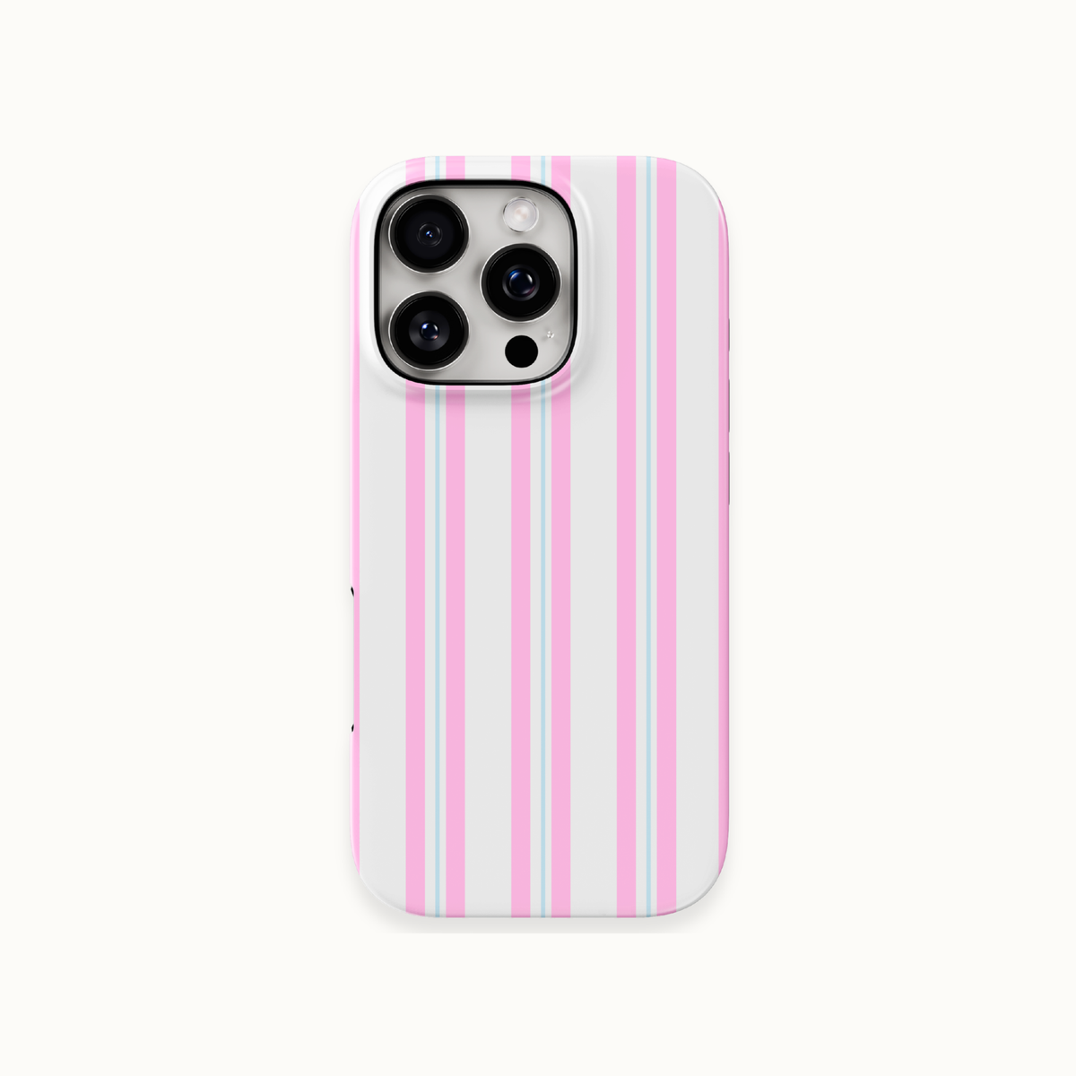 A pink wavy-ridged phone case with a matte finish, shown from the back on a light gray background. The brand name 'holdit' is printed near the bottom.