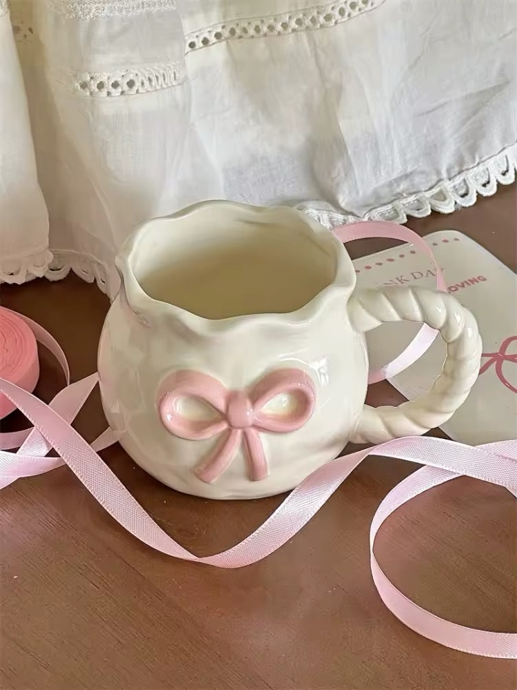 Balletcore-inspired mug for cozy mornings