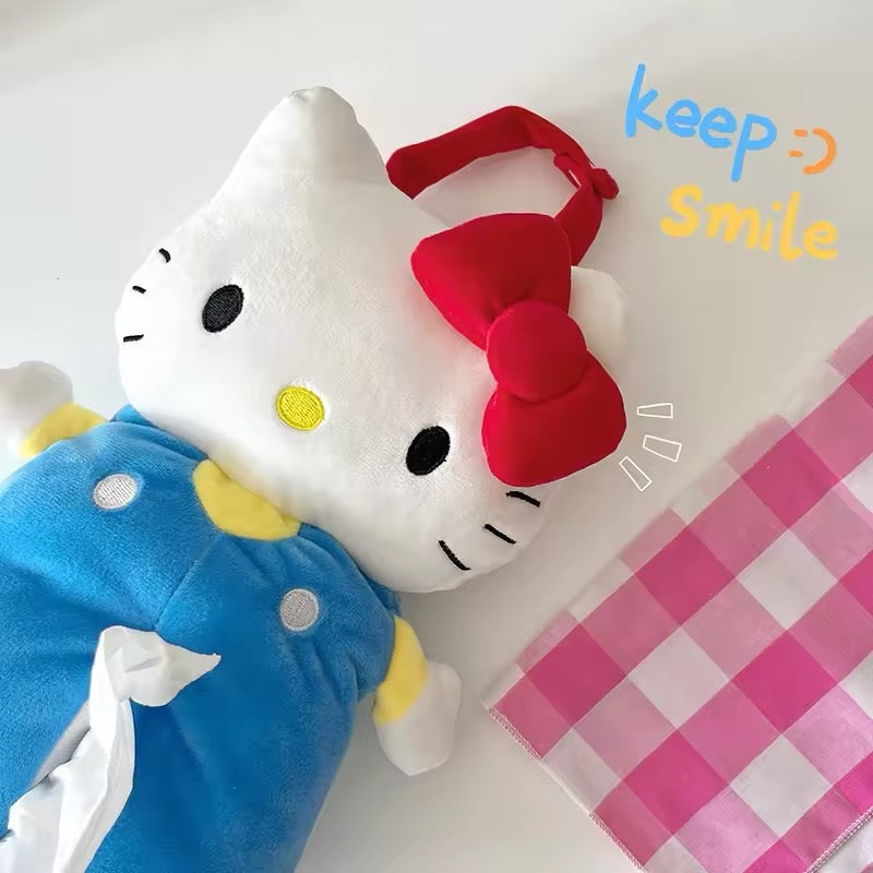 Creative Hello Kitty tissue box cover, ideal for Christmas gifts