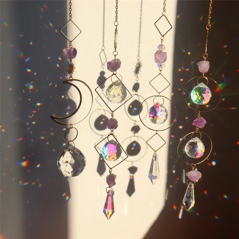 Prism Sun Catcher Window Suncatcher – Boho Decor