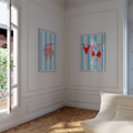 Digital download wall art that brings beach and summer energy into any space