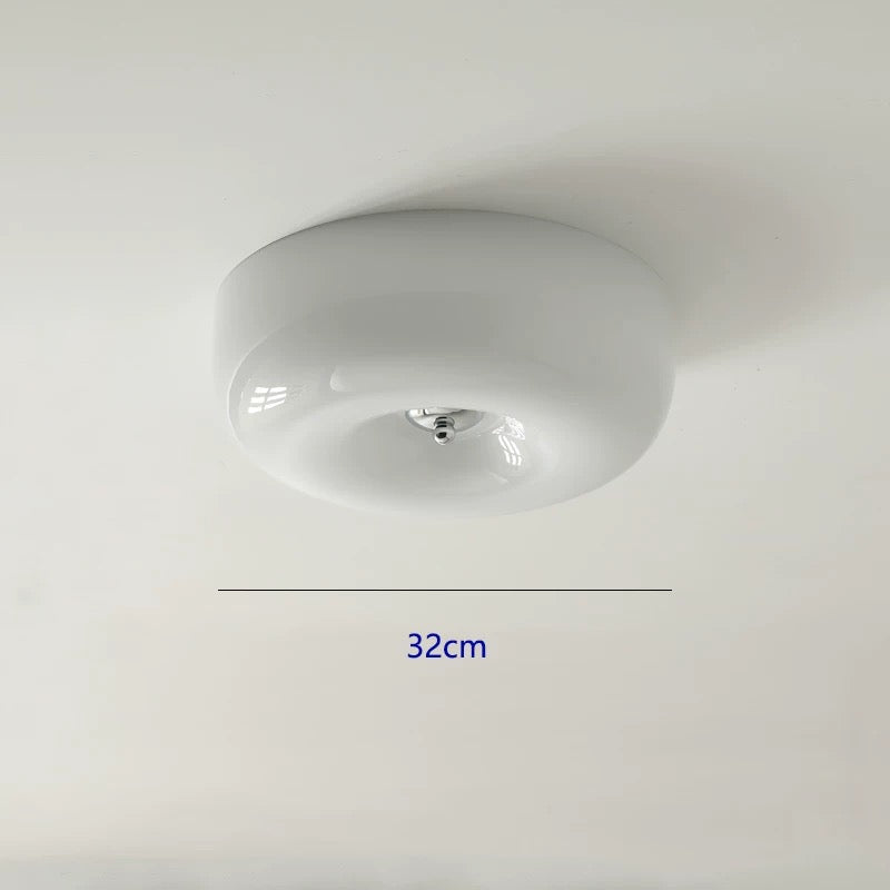 Ceiling light fixture on a white ceiling with a measurement label indicating 40cm.