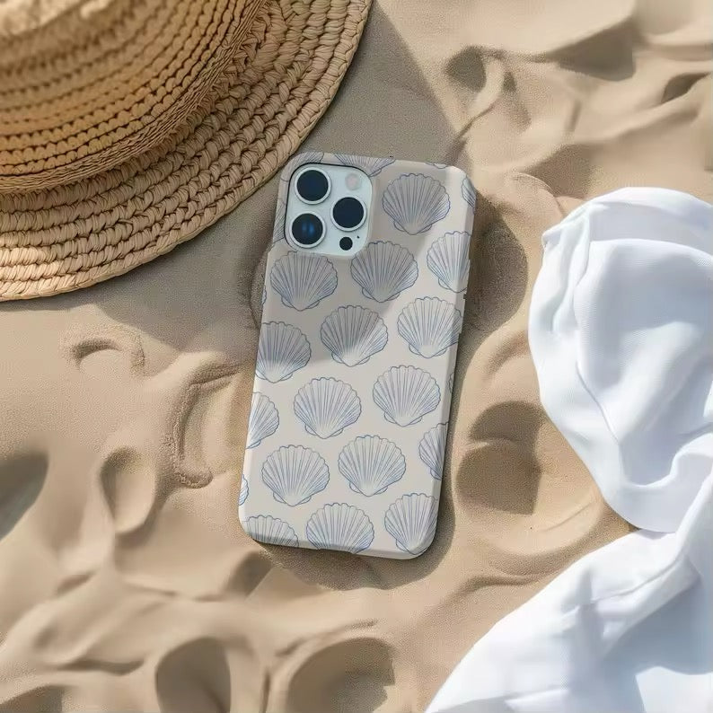 Seashell coastal girl phone case for iPhone 16 Pro Max