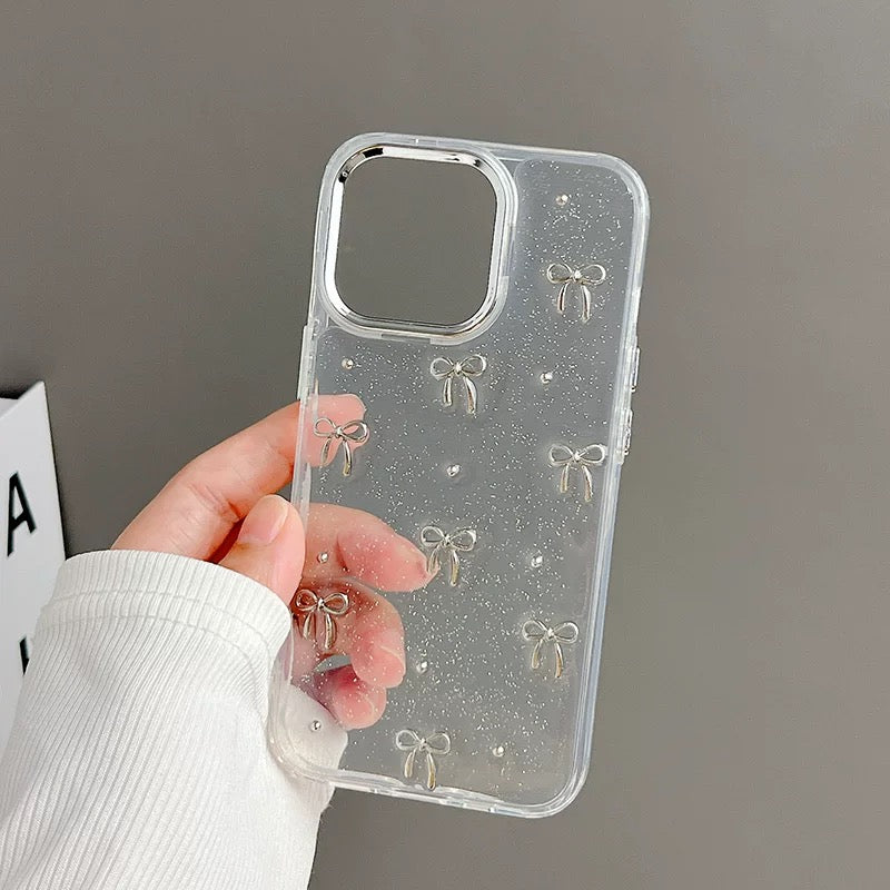 Cute glitter iPhone case with anti-drop protection