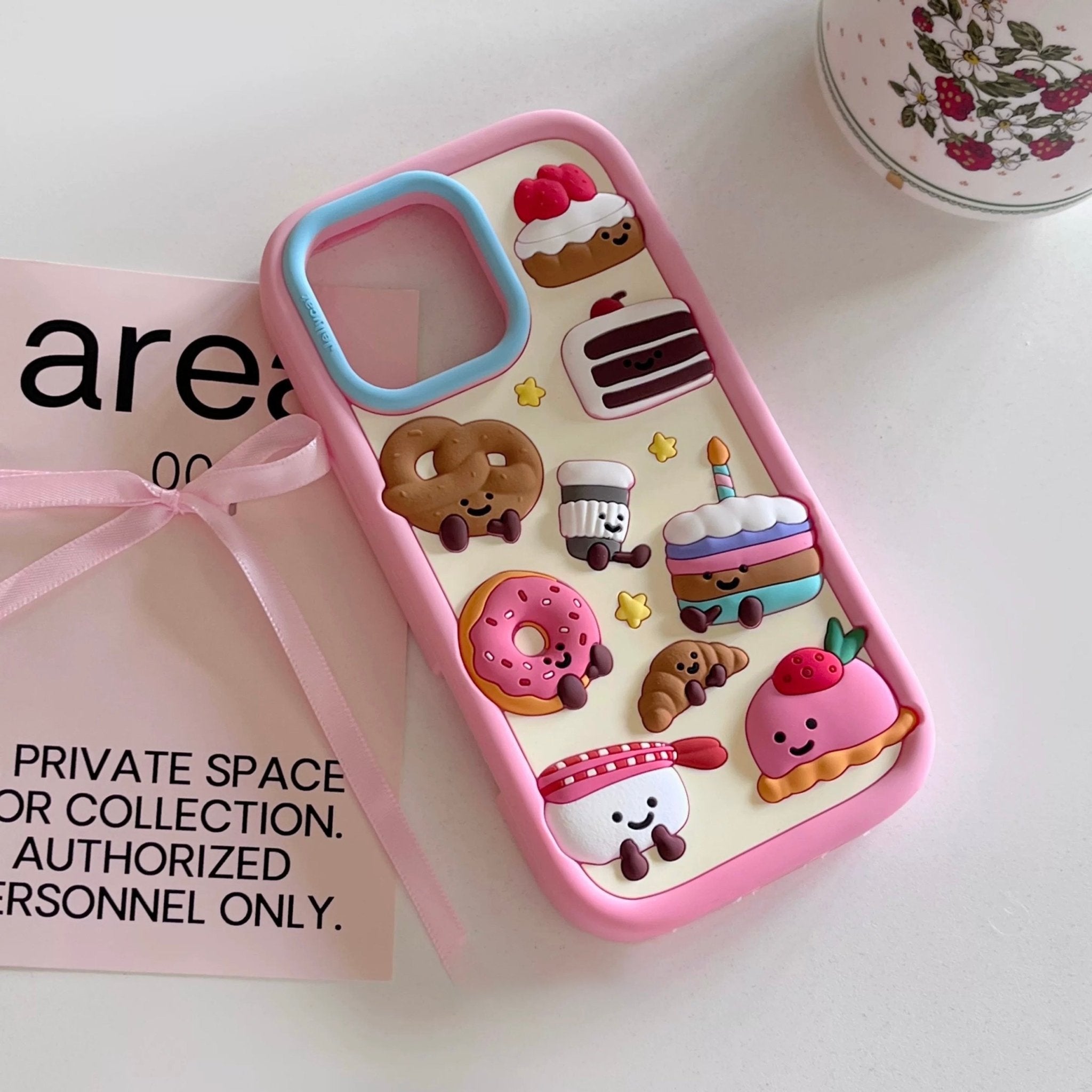 TikTok trending phone case aesthetic – food cartoon style
