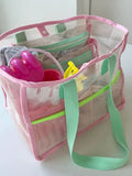 Large-capacity beach bag for swimming and travel storage