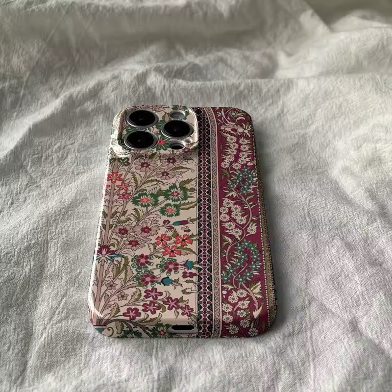Image of the case on an iPhone 16 Pro Max, demonstrating compatibility and fit.