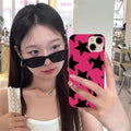 Y2K Style iPhone Case – Close-Up of Star Design